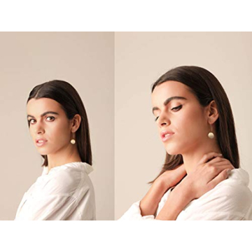 Elegant SOFYBJA Brushed Gold Dangle Earrings for Women