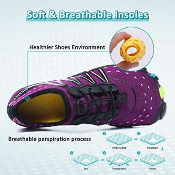Ziitop Water Shoes - Quick Dry, Lightweight, Versatile Footwear