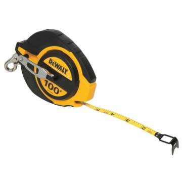 DEWALT 100-Foot Tape Measure - Speed, Durability & Precision at Hand!