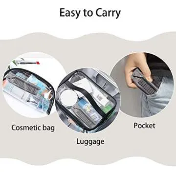 LOUISE MAELYS Portable Travel Folding Hair Brush Compact Pocket Double Headed Anti-static Comb