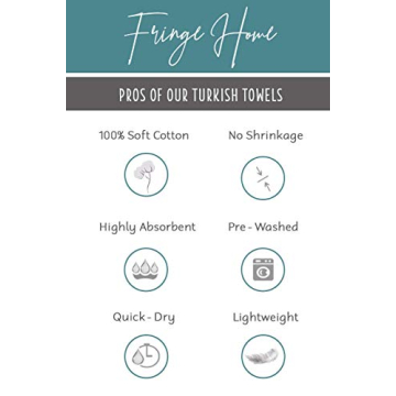 Fringe Home Turkish Towel - Stylish Cotton Beach Towel