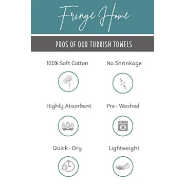 Fringe Home Turkish Towel - Stylish Cotton Beach Towel