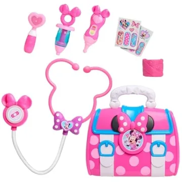 Minnie Mouse Doctor Bag Set, Perfect Kids Toy for Ages 3 Up