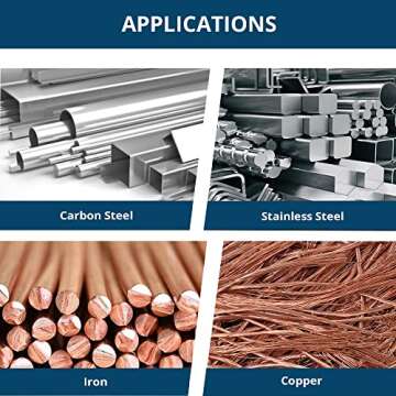 Benchmark Abrasives Grinder Cut Off Wheels 4 1/2 Inch for Pipeline Cutting - Thin Type 1 Angle Grinder Cutting Disc for Metal, Steel - with 7/8" Arbor Hole, Grinder Cutting Wheel - 25 Pack