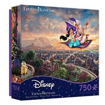Thomas Kinkade Aladdin Jigsaw Puzzle 750 Pieces - Disney Magic