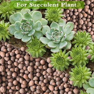 Halatool 10 LB Leca Clay Pebbles for Hydroponics Gardening