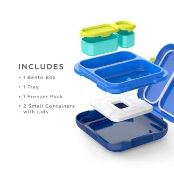 ZOKU Bento Box for Kids - Leakproof Lunch Companion