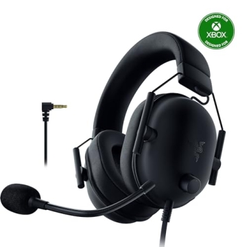 Razer BlackShark V2 X Xbox Gaming Headset - Lightweight, Comfortable, Noise-Isolating - 50mm Drivers...