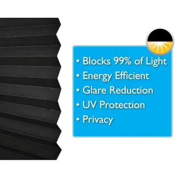 Adjustable Blackout Pleated Paper Shades, No Tools Needed