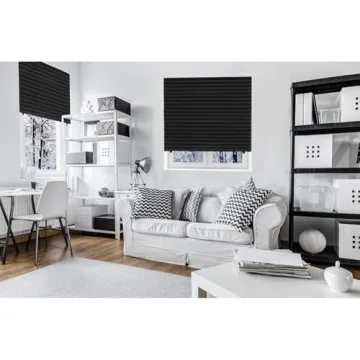 Adjustable Blackout Pleated Paper Shades, No Tools Needed