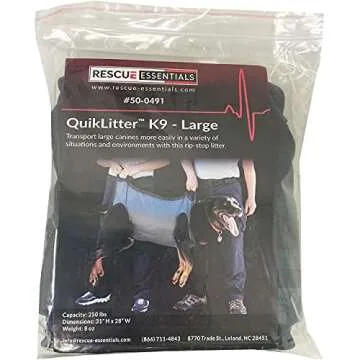 Rescue Essentials QuikLitter K9 Emergency Stretcher