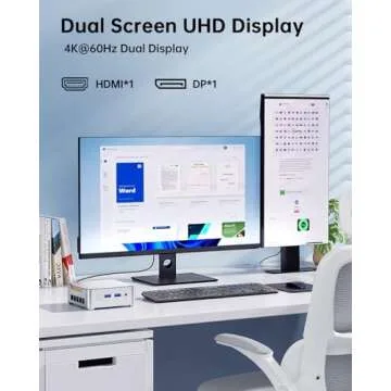 KAMRUI E2 Mini PC: 16GB RAM 512GB SSD for Smart Work