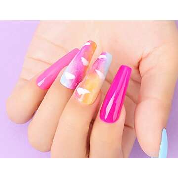 AIMEILI Neon Pink Gel Nail Polish - 28 Days of Vibrant Shine