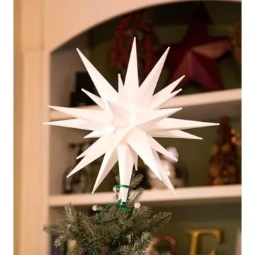 Elf Logic LED Moravian Star Tabletop Christmas Light