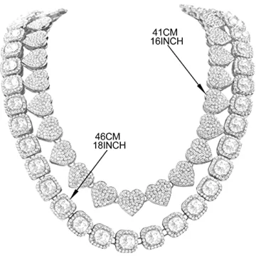 Elegant Clustered Diamond Tennis Chain for Women