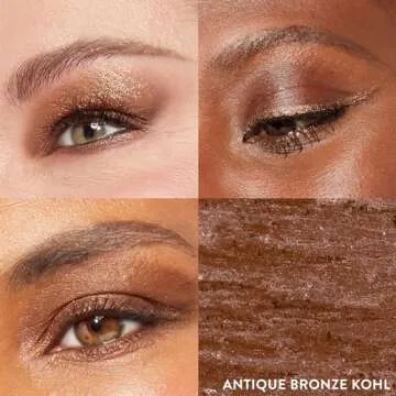 LAURA GELLER NEW YORK Kajal Longwear Kohl Eyeliner Pencil with Caffeine, Smooth & Blendable Makeup, ...