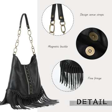 Emprier Fringe Hobo Handbags for Trendy Women