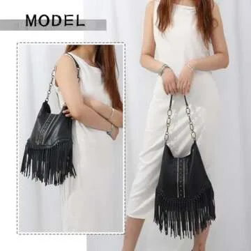 Emprier Fringe Hobo Handbags for Trendy Women