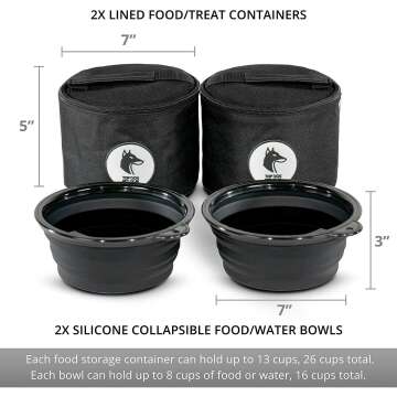 Dog Travel Bag & Accessories for Adventures