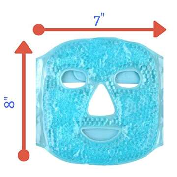 Therapeutic Gel Bead Facial Mask for Pain Relief