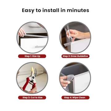 Cabinet Hero Slimline Door Protector - Clear Edge Guard