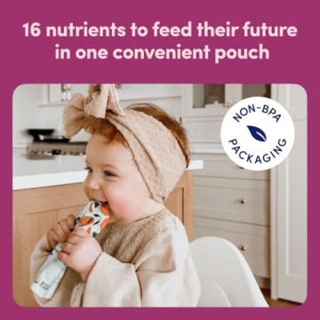 Cerebelly Organic Baby Pouches - Nutrient-Rich Toddler Snacks