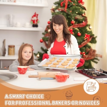 High-Quality Deedro Stainless Steel Baking Sheets Set of 2