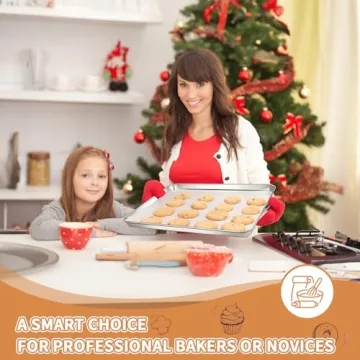 High-Quality Deedro Stainless Steel Baking Sheets Set of 2