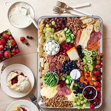 High-Quality Deedro Stainless Steel Baking Sheets Set of 2