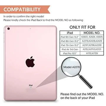 LAVO-TECH Bluetooth Keyboard Case with Touchpad for iPad