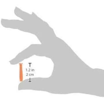 DMV Ultra Hard Contact Lens Remover **NOT for Soft Lenses** (Orange, 3 Count (Pack of 1))