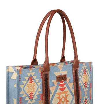 Stylish Wrangler Tote Bag for Women Boho Aztec Design