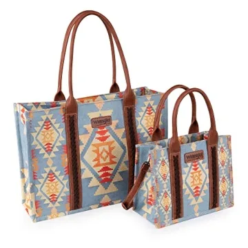 Stylish Wrangler Tote Bag for Women Boho Aztec Design