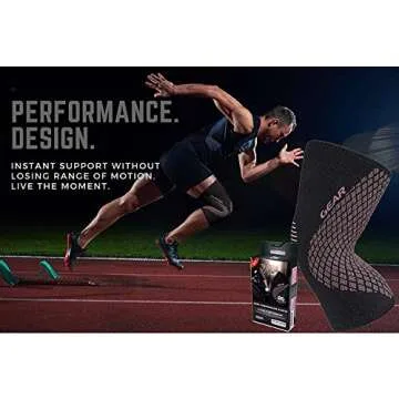 PHYSIX GEAR Knee Support Brace - Premium Recovery & Compression Sleeve for Meniscus Tear, ACL, MCL Running & Arthritis - Best Neoprene Stabilizer Wrap for Crossfit, Squats & Workouts (Single Pink M)