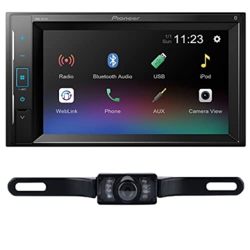 Pioneer DMH-241EX Bundle: 6.2" Touchscreen & Backup Camera