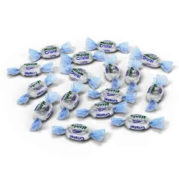 Cambie - Arcor Crystal Mints Hard Candy, Individually Wrapped Sweet, Cool & Refreshing Crystal Mint Candy, Perfect for Parties & Events, Packaged in a Resealable Pouch - 2 lbs