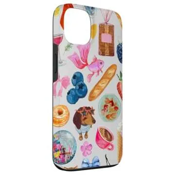 iPhone 13 European Summer Bow Cute Dachshund Case