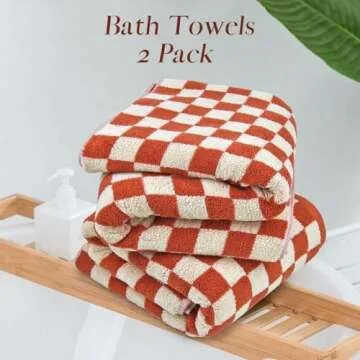 Jacquotha Ultra Soft Cotton Bath Towels Set - 2 Pack