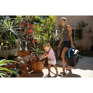 Rinse Kit Portable Shower with Hot Water Sink Adapter (Black)