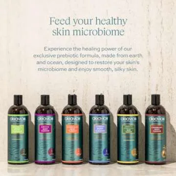 Aleavia Citrus Bliss Body Cleanse – Organic & All-Natural Prebiotic Body Wash, Scented with Pure Essential Oils – Nourish Your Skin Microbiome – 16 Oz.