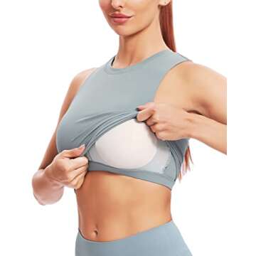 Natural Feelings Women’s Padded Sports Bra for All Workouts