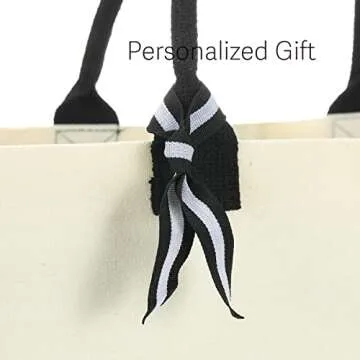 HODREU Nana Gifts Nana Tote Bag for Women Personalized Beach Bag Waterproof Canvas Bag Inspirational Nana Gifts for Women Grandma Nana Grandmother Gigi Birthday Retirement Travel Camping Bag