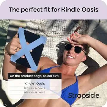 Hand Straps for Kindle Oasis (Pack of 2) - Holder for Kindle Oasis - E-Reader Straps for Comfortable Reading Experience - Kindle Accessories & Gift