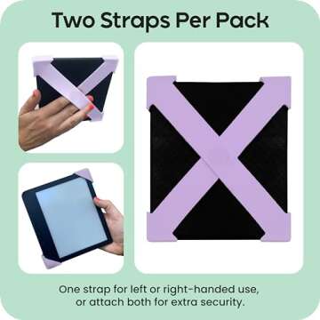 Hand Straps for Kindle Oasis (Pack of 2) - Holder for Kindle Oasis - E-Reader Straps for Comfortable Reading Experience - Kindle Accessories & Gift