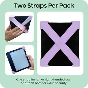 Hand Straps for Kindle Oasis (Pack of 2) - Holder for Kindle Oasis - E-Reader Straps for Comfortable Reading Experience - Kindle Accessories & Gift