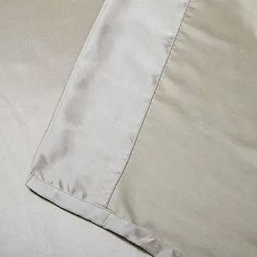 Satin King Size Bed Sheets - Soft Taupe Bedding Set