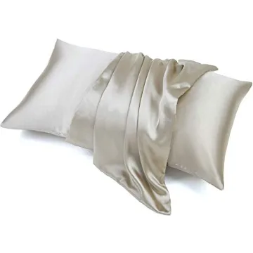 Satin King Size Bed Sheets - Soft Taupe Bedding Set