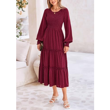 Stylish PRETTYGARDEN Women's Smocked Maxi Dress for All Occasions