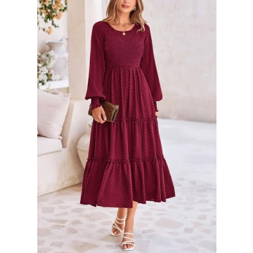Stylish PRETTYGARDEN Women's Smocked Maxi Dress for All Occasions