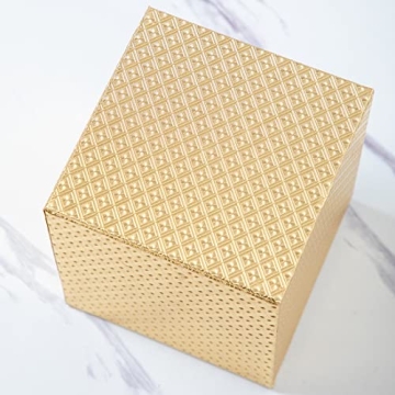 Elegant Gold Tissue Box Cover for Home or Office Decor